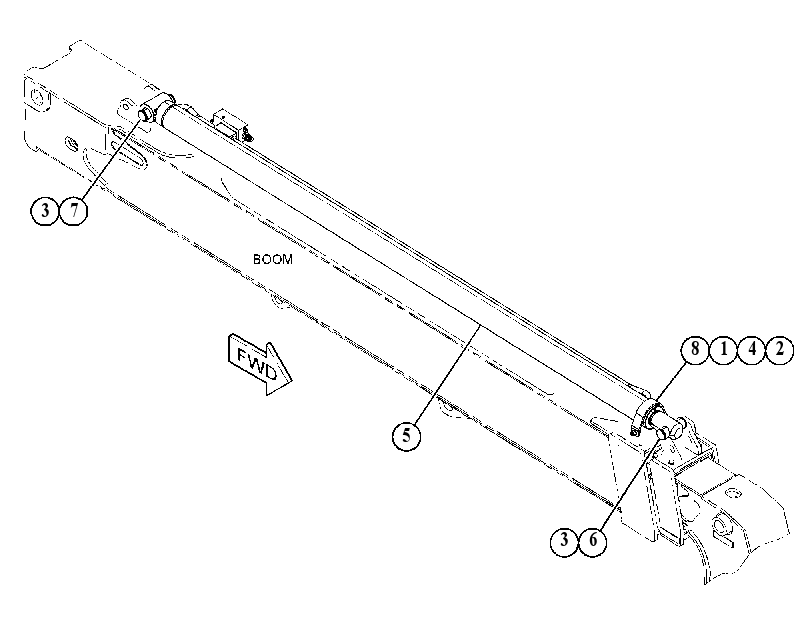 CYLINDER & MTG GP-TELESCOPING 4992175 CAT