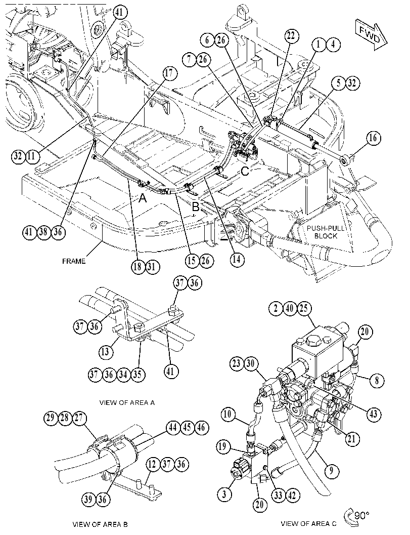 CONTROL GP-PUSH-PULL 3741737 CAT