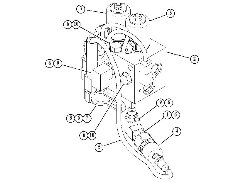 VALVE GP-PARKING BRAKE 3663866 CAT