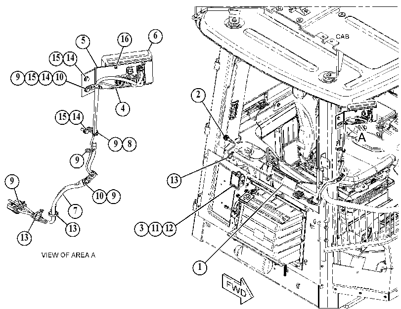 MONITOR & MOUNTING GP 4572007 CAT