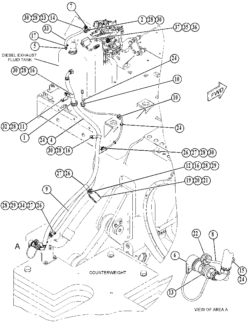 FILLER GP-DIESEL EXHAUST FLUID 4496261 CAT