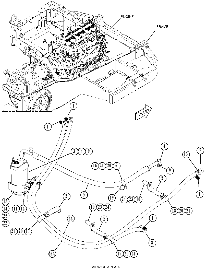 LINES GP-HEATER & AIR COND 3741700 CAT