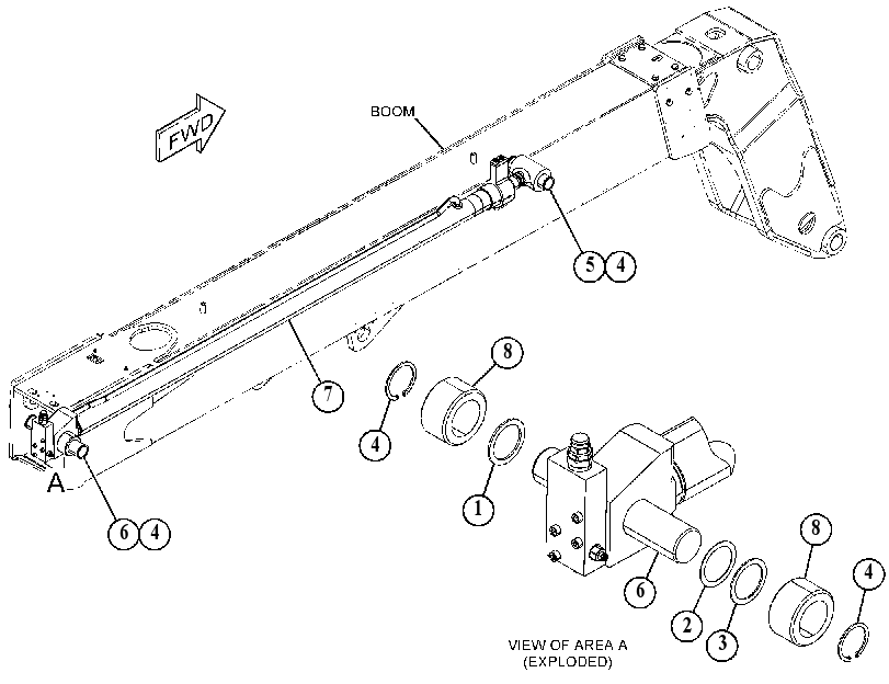 CYLINDER & MTG GP-TELESCOPING 4950027 CAT