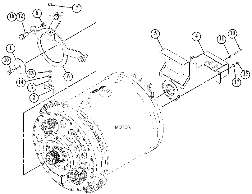 MOUNTING GP-MOTOR 3902195 CAT