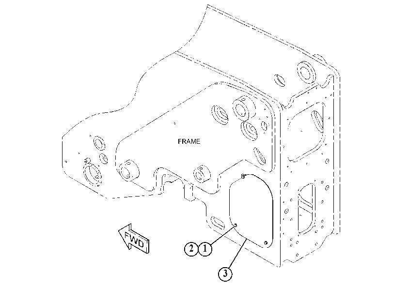 PLATE & MTG GP 5017476 CAT