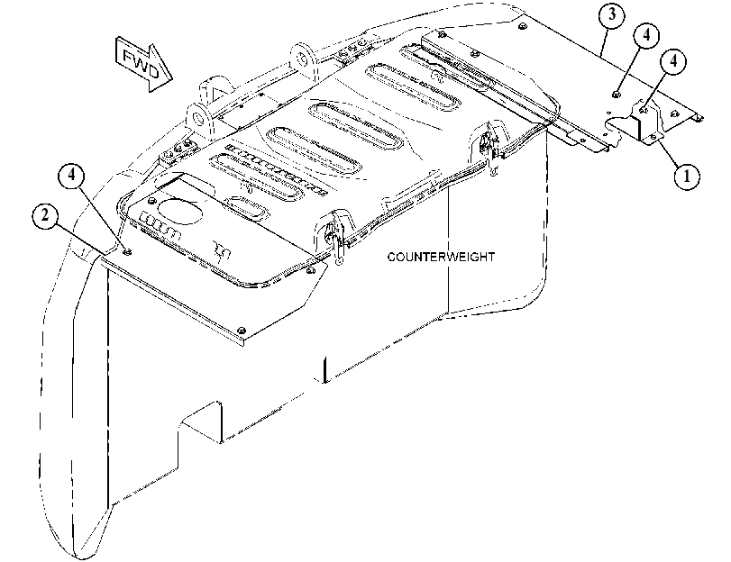 COVER GP-AIR CLEANER 4551231 CAT