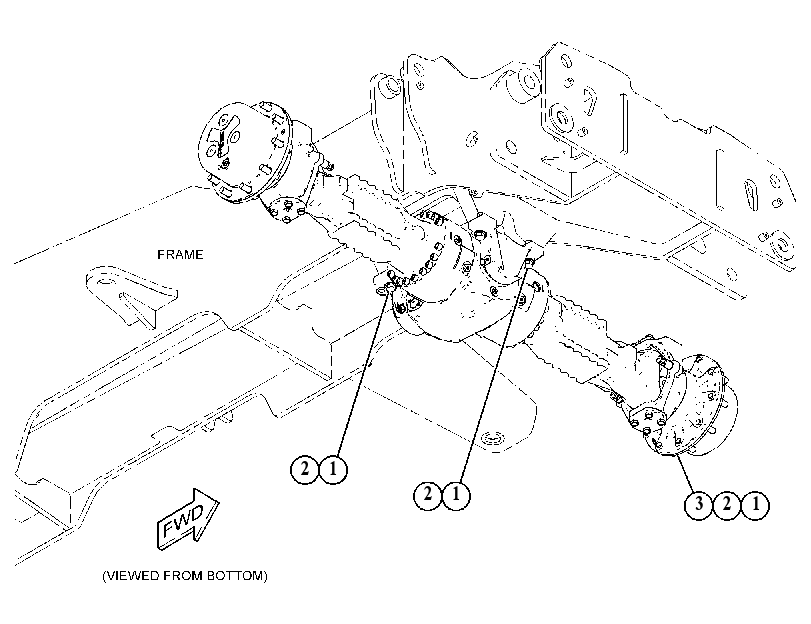 AXLE & MOUNTING GP 4637126 CAT