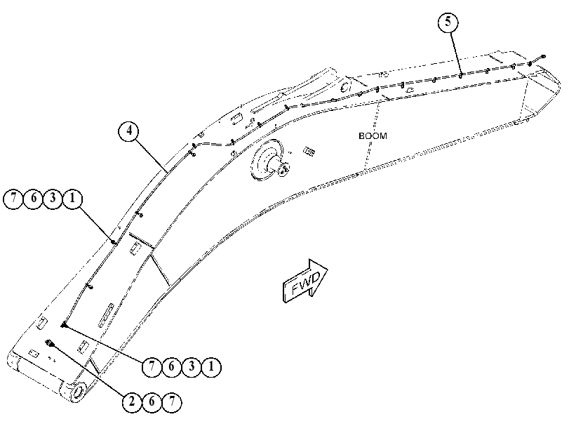 WIRING GP-BOOM 4614185 CAT