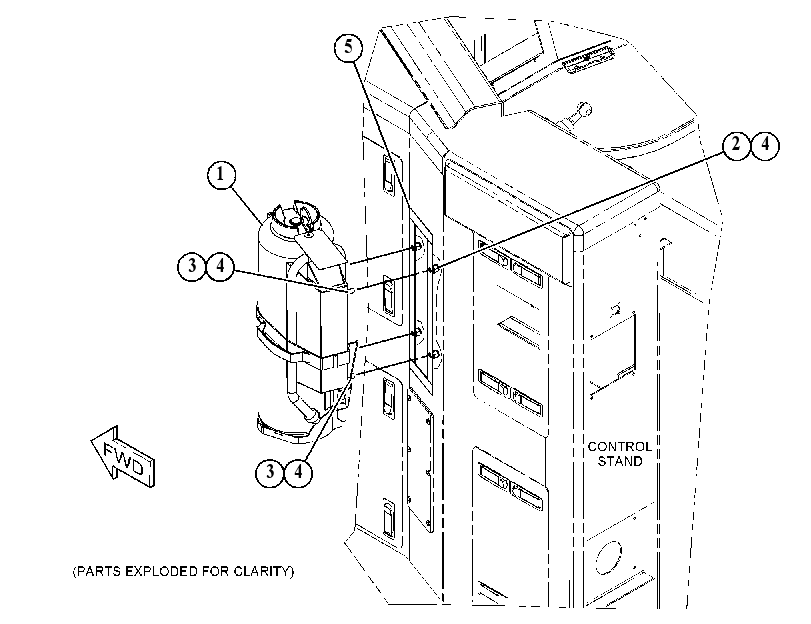 FIRE EXTINGUISHER GP 4834979 CAT