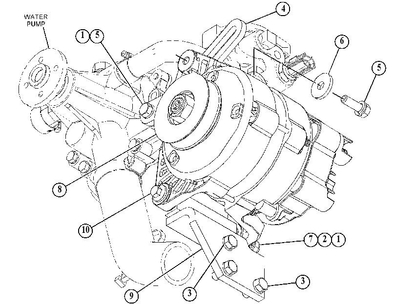 Генератор зарядный 4770766 CAT