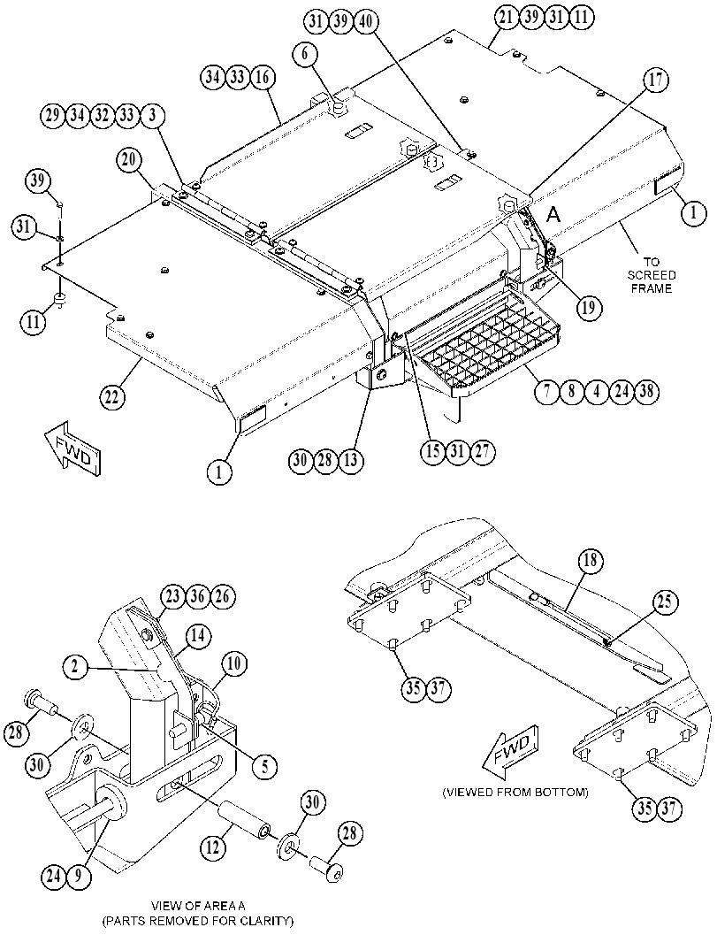 COVER GP-SCREED 4176624 CAT