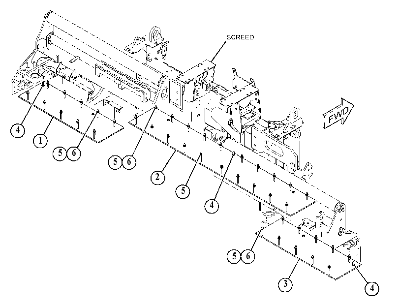 PLATE GP-SCREED 4904254 CAT