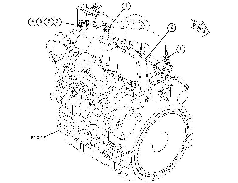 Проводка отопителя 4225577 CAT