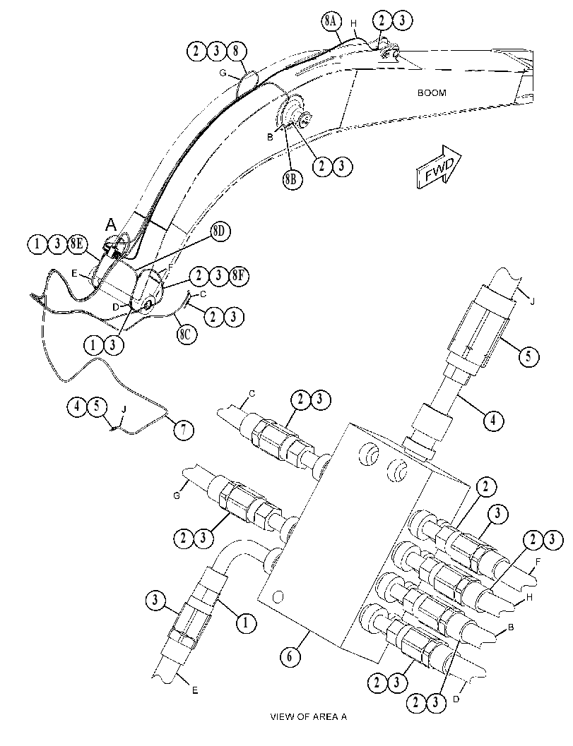 VALVE & LINES GP-BOOM 4821583 CAT