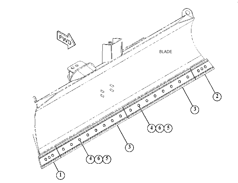 Режущая кромка 5003872 CAT