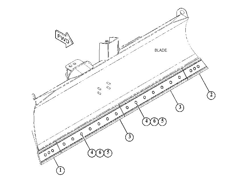Режущая кромка 5003873 CAT