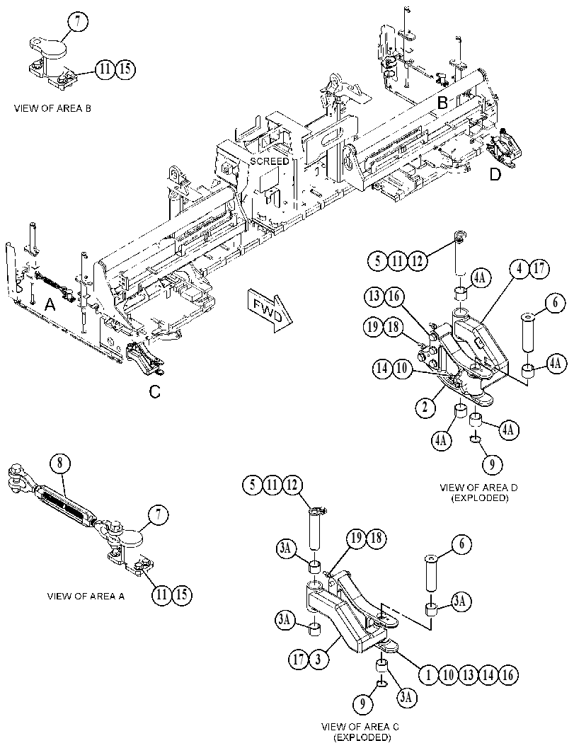 HINGE GP-END GATE 4433557 CAT