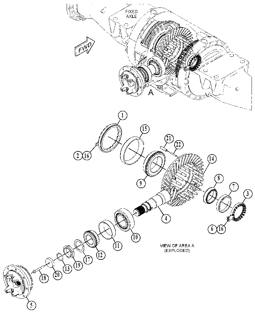 GEAR GP-BEVEL 3633920 CAT