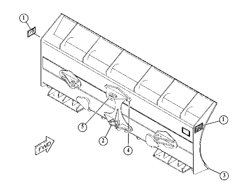 BLADE AS-STRAIGHT 4882570 CAT