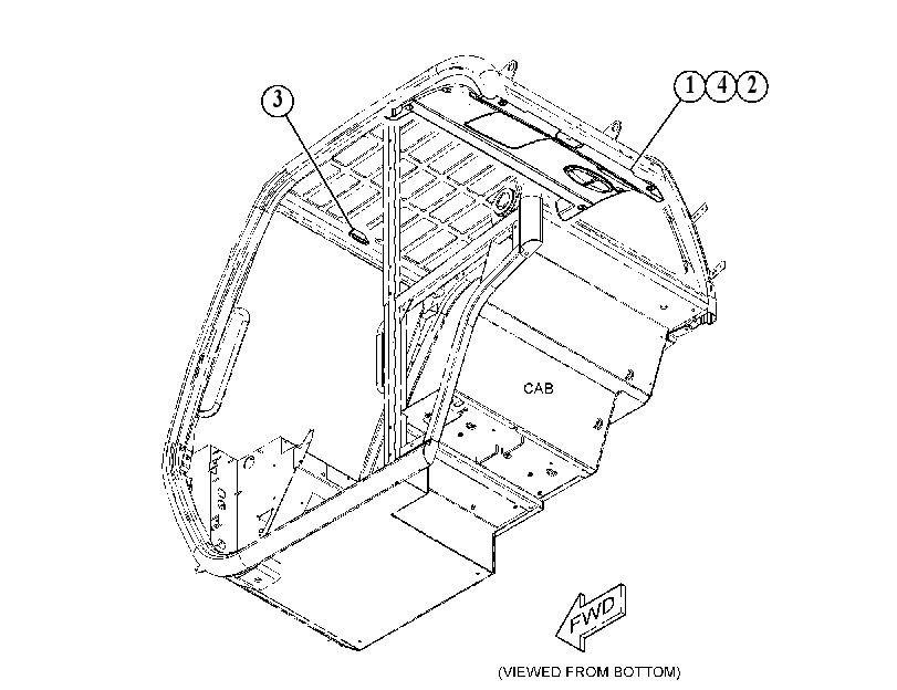 HEADLINER GP-CAB 4953740 CAT