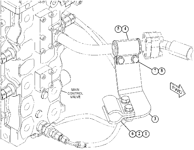 SUPPORT GP-BOOM 4980980 CAT