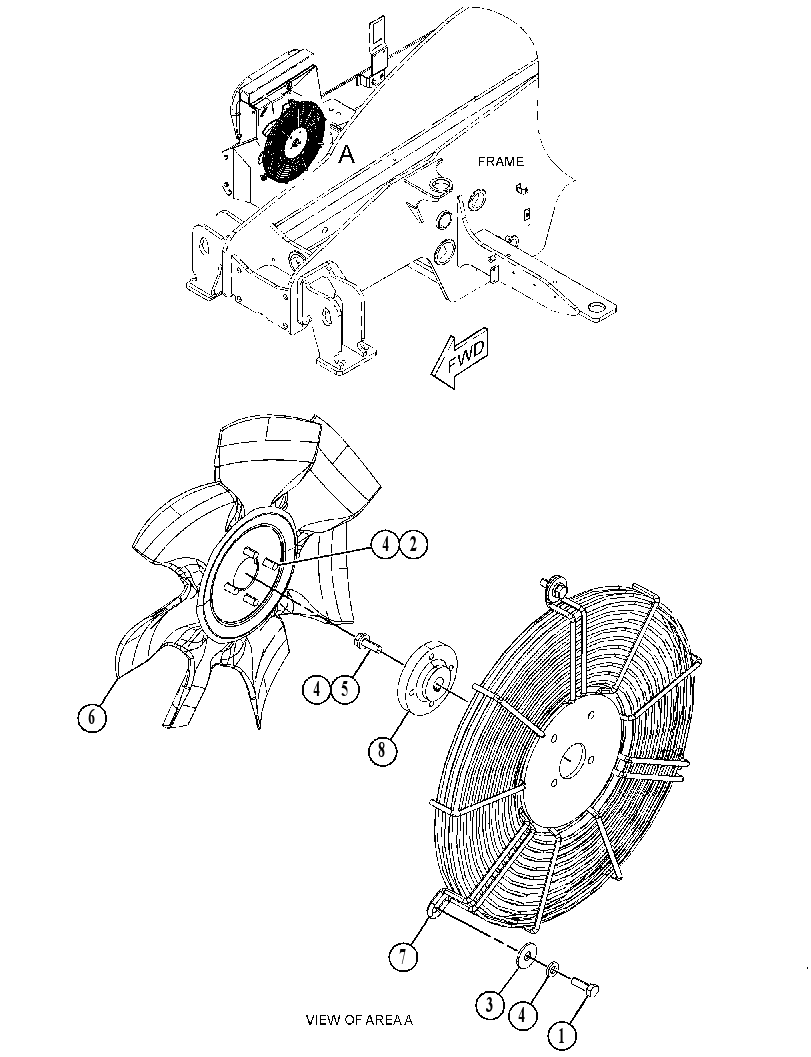 FAN GP 4995286 CAT