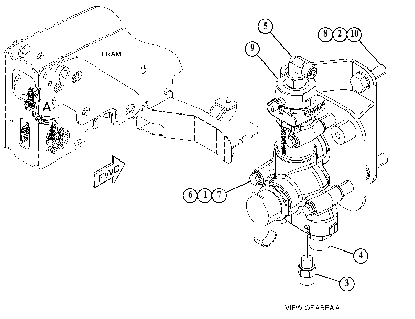 VALVE & MTG GP-BRAKE 5017470 CAT