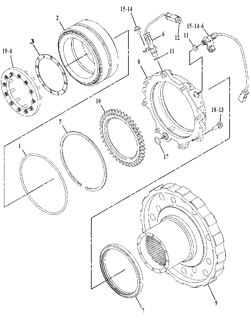 COUPLING GP-TRANSMISSION 3646659 CAT
