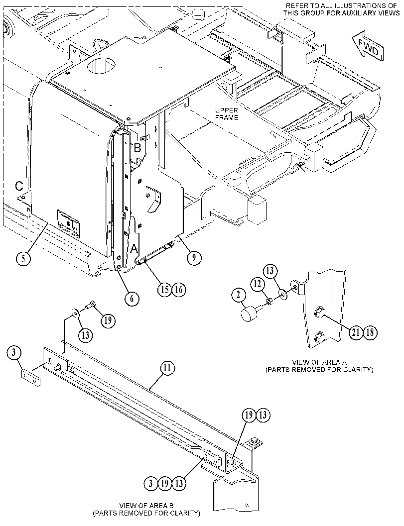 ENCLOSURE GP-FUEL TANK 4528351 CAT