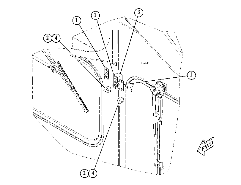 LOCK AS 4875637 CAT