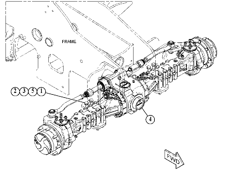 AXLE & MOUNTING GP 4997311 CAT