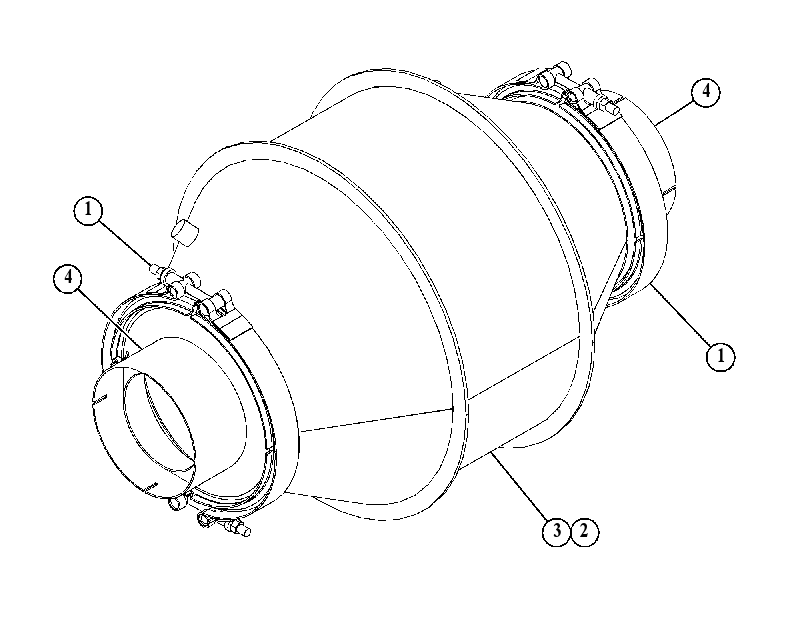 CONVERTER GP-CATALYTIC 3805615 CAT