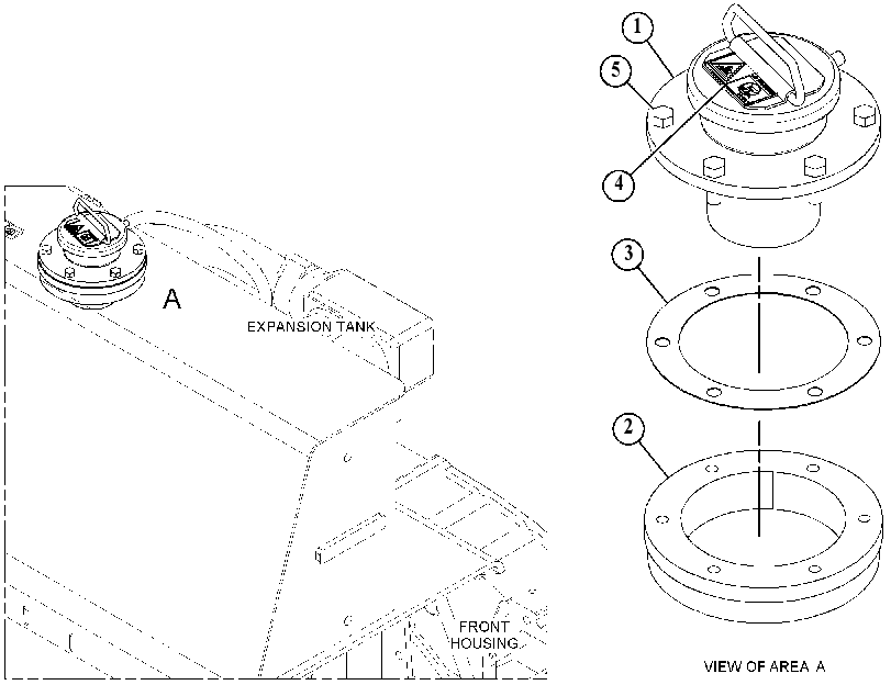 FILLER & CAP GP 4870835 CAT