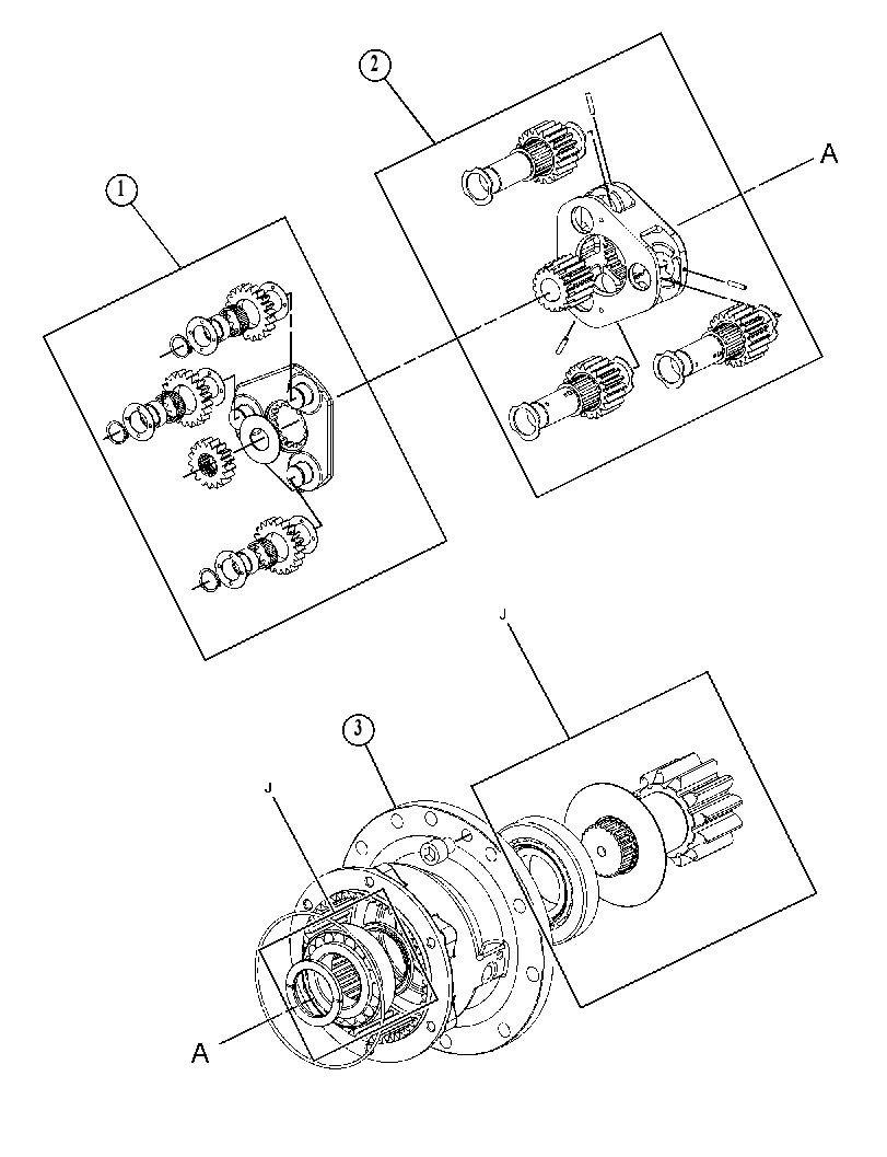 KIT-SWING MOTOR PINION & HSG 4861577 CAT