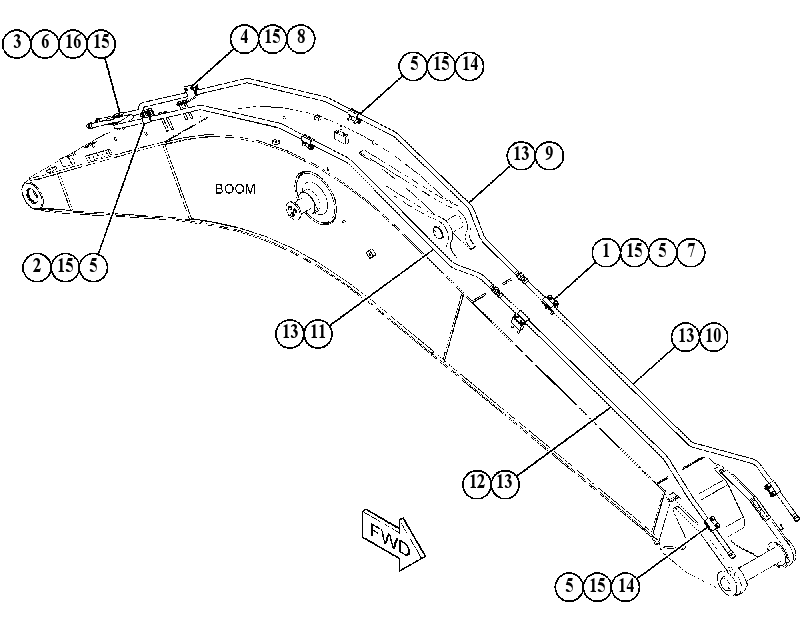 LINES GP-ROTATOR 5029157 CAT