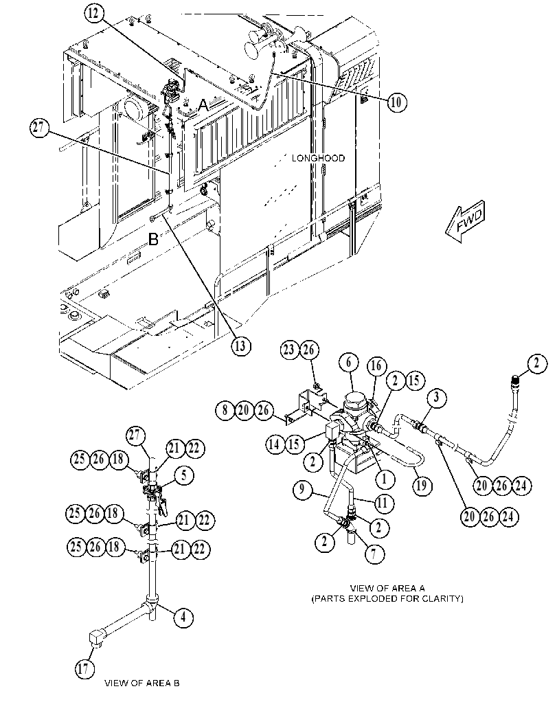 LINES GP-AIR HORN 4769379 CAT