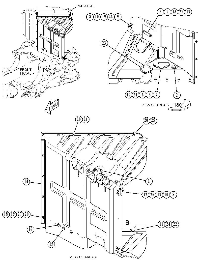 SHROUD GP-RADIATOR 4643469 CAT