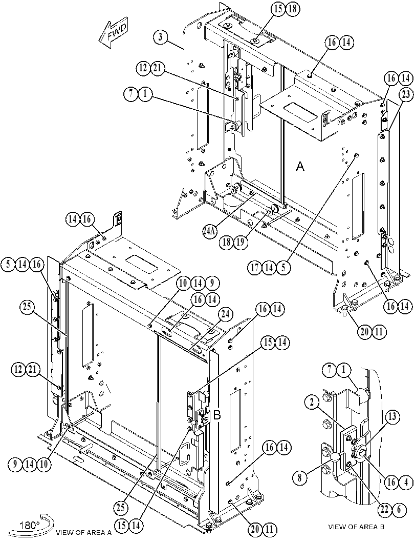 FRAME GP-RADIATOR 4203010 CAT