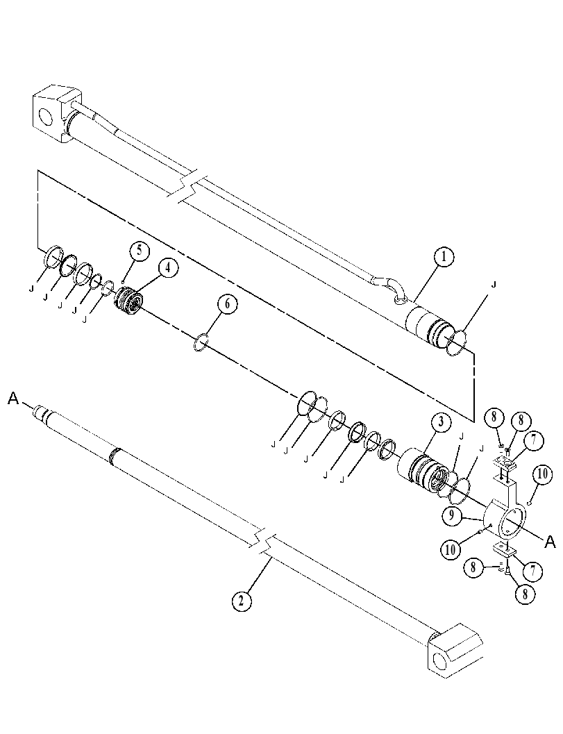 CYLINDER GP-TELESCOPING 4950030 CAT