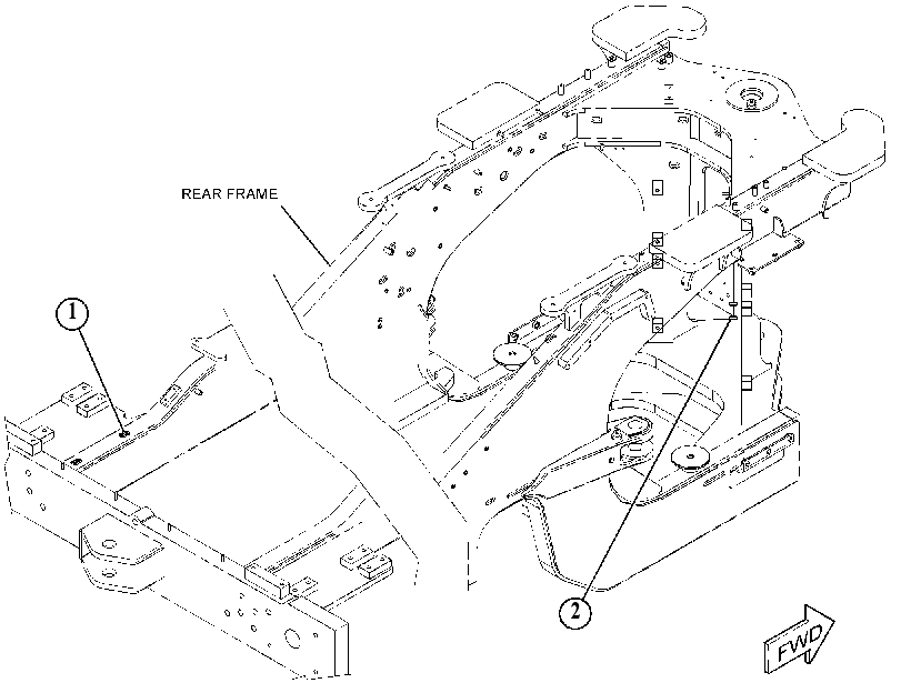 HARDWARE GP-REAR FRAME 3884592 CAT