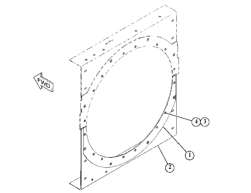 BAFFLE GP-RADIATOR 4233994 CAT