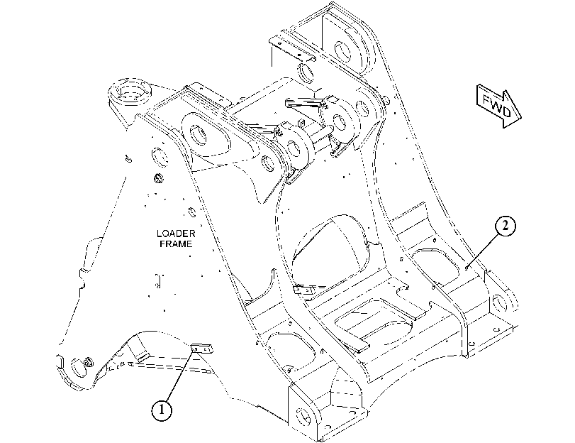 HARDWARE GP-LOADER FRAME 3884593 CAT