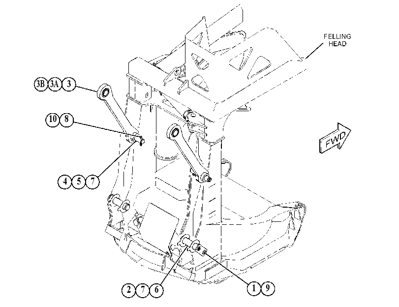 MOUNTING GP-FELLING HEAD 4794000 CAT