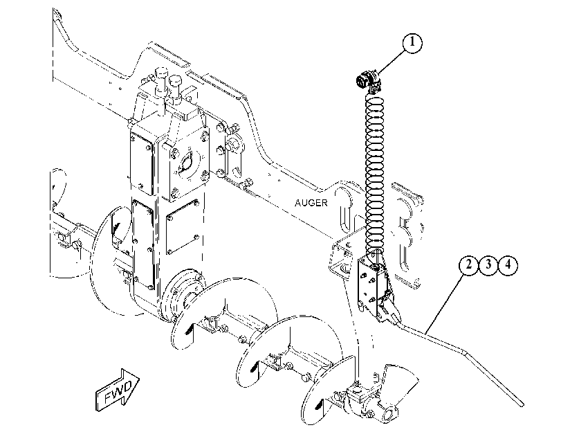 SENSOR GP-AUGER 4678453 CAT