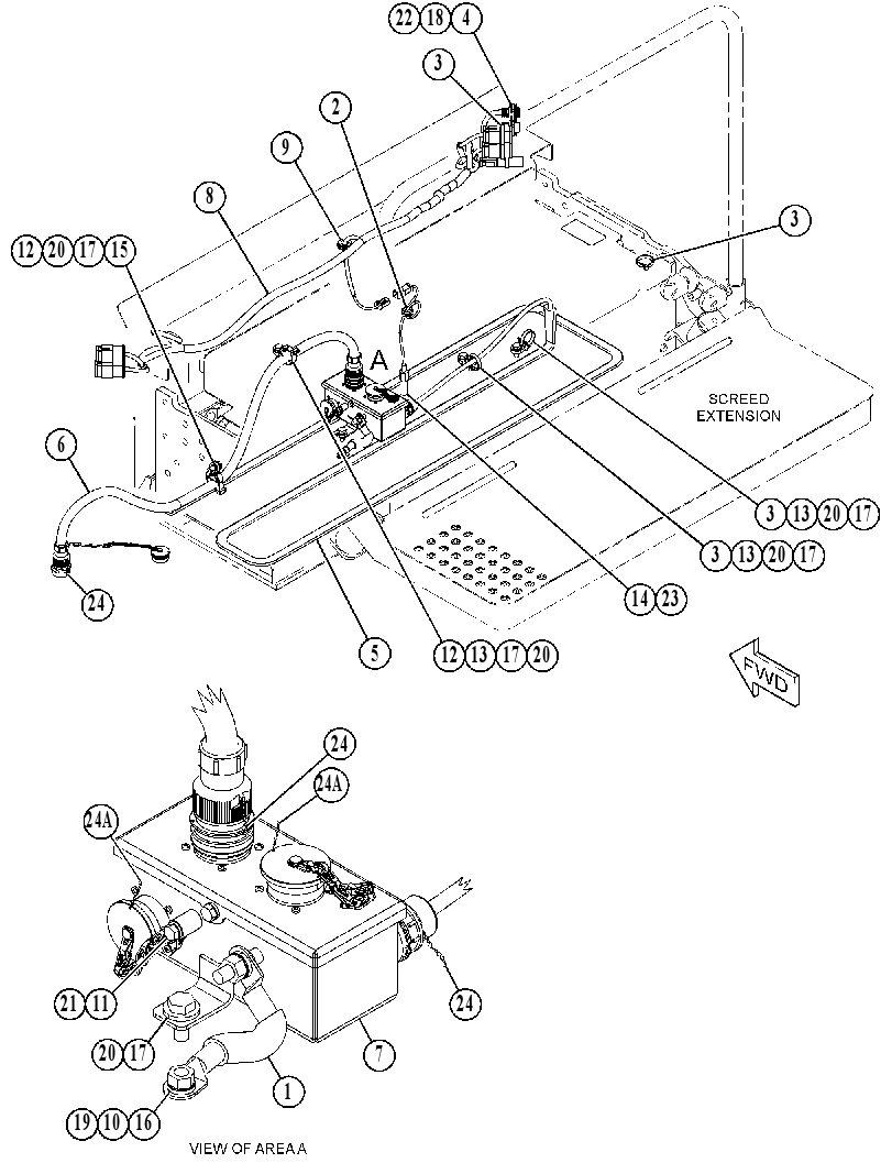 WIRING GP-SCREED HEATER 3917155 CAT
