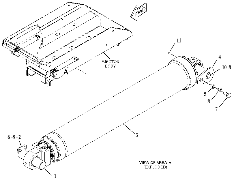 CYLINDER & MTG GP-EJECTOR 2758551 CAT
