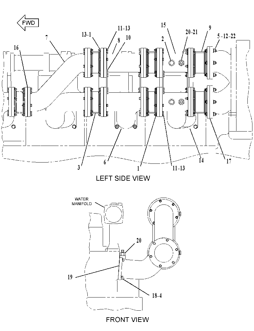 EXHAUST GP-FLEXIBLE 1834480 CAT