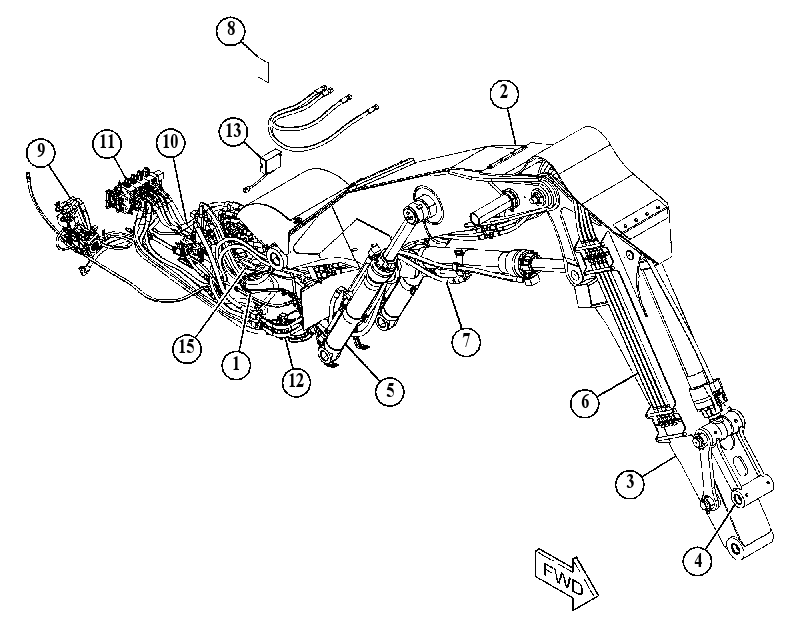 LINKAGE AR-FELLING HEAD 4797521 CAT