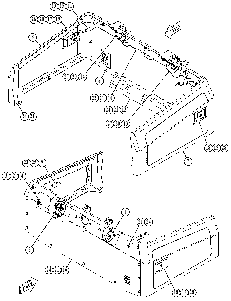 ENCLOSURE GP-PLATFORM 3974287 CAT