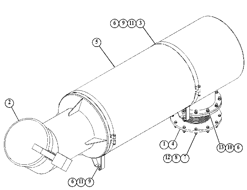MUFFLER GP-SPARK ARRESTOR 4627500 CAT